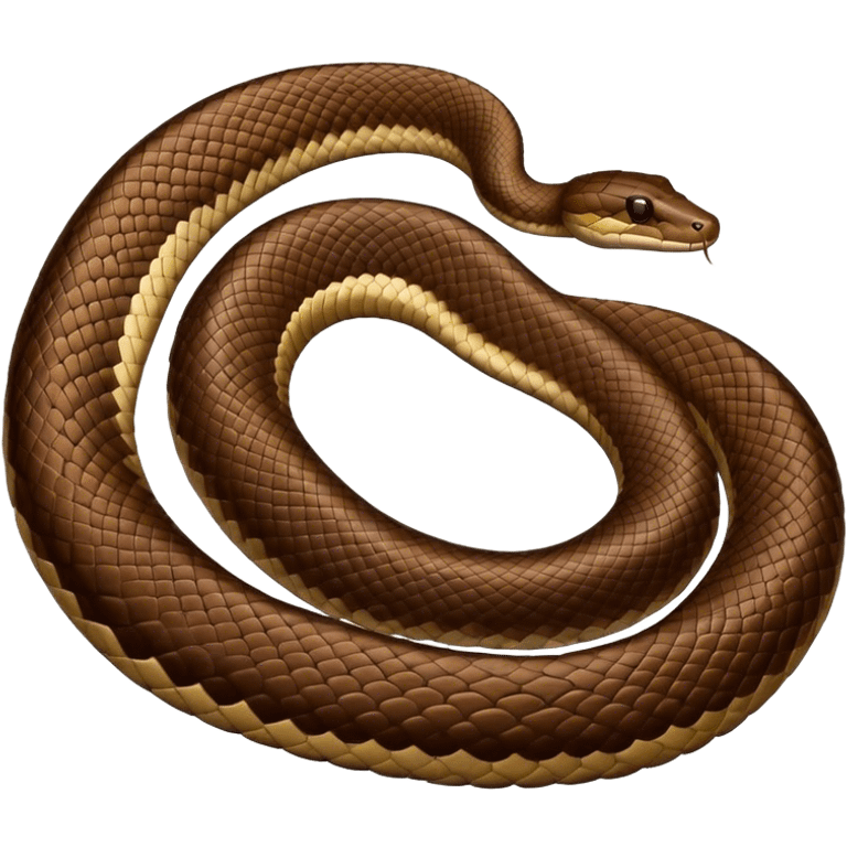 Cottonmouth water snake  emoji