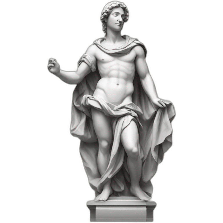 Renaissance statue emoji