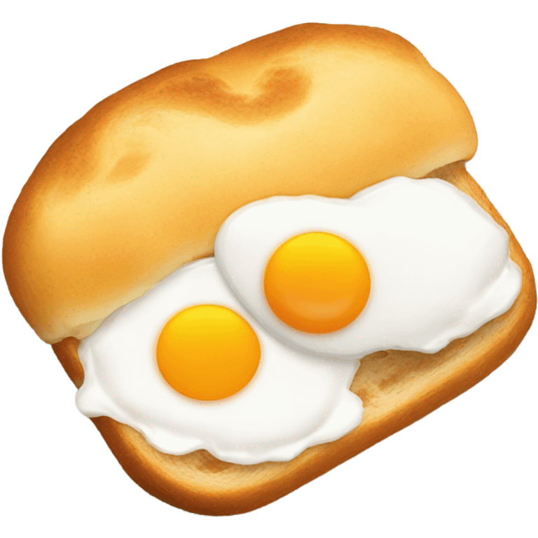 bread with eggs emoji