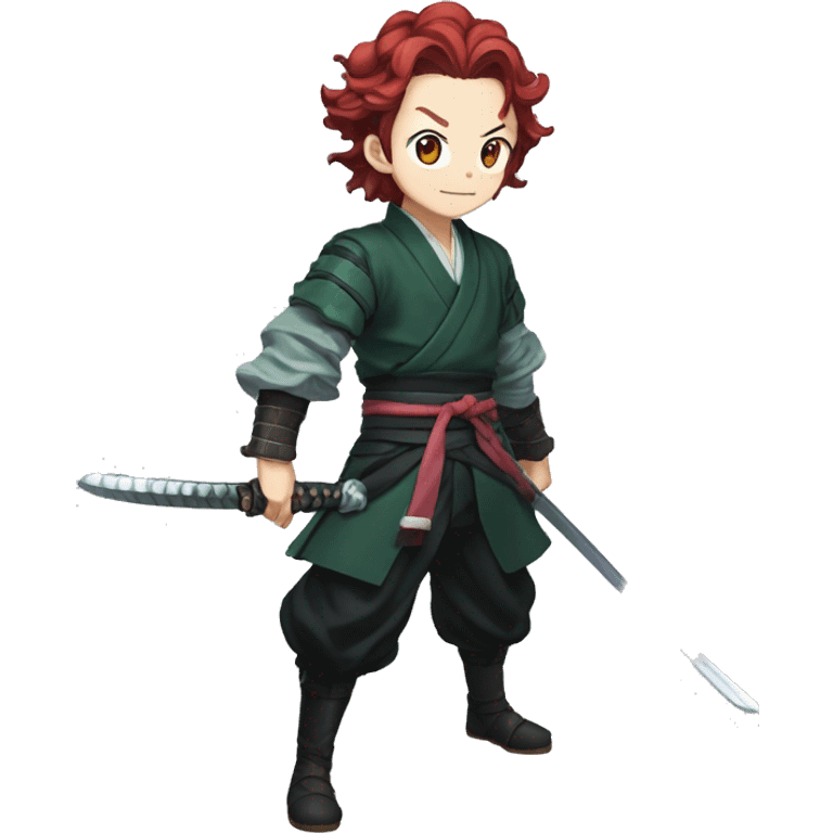 Tanjiro Kamado de demon slayer emoji