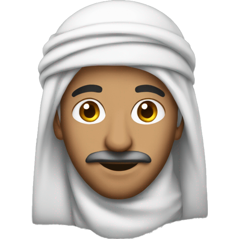 arab man in a plane emoji