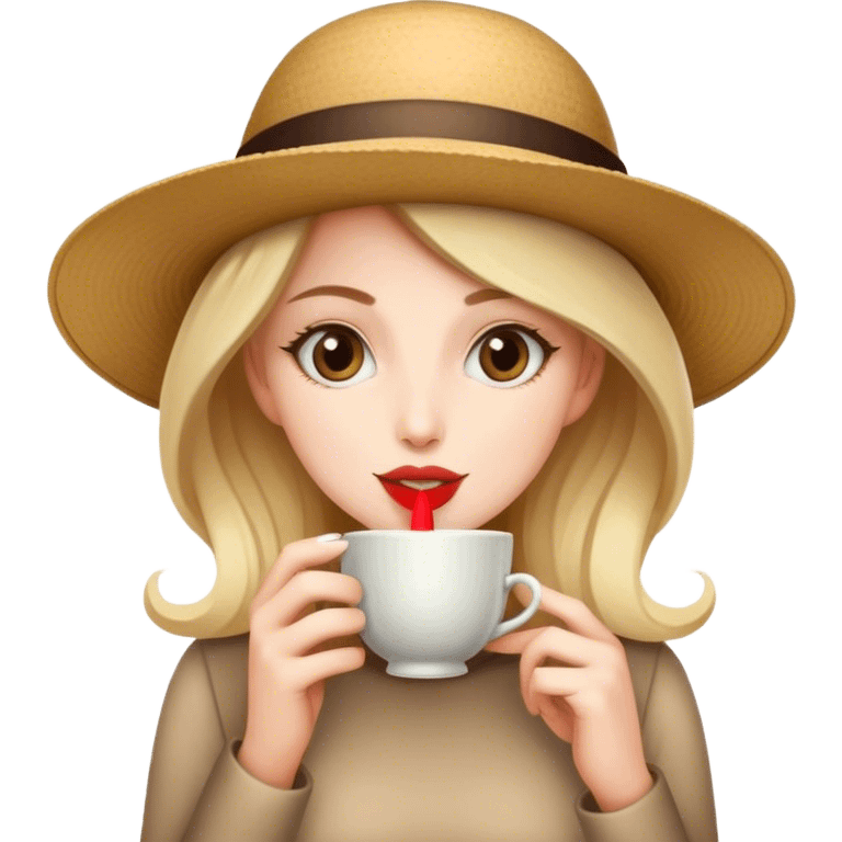 Tea-time-gossip emoji