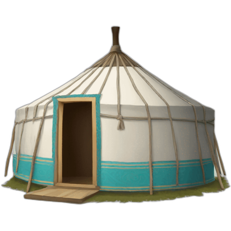 Kazakh yurt emoji