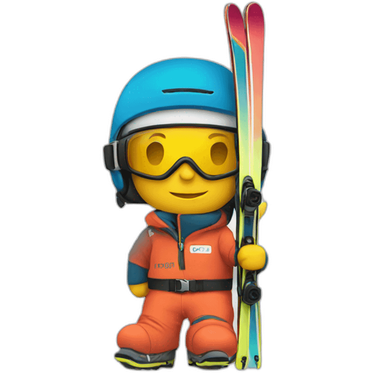 Ski sponsor emoji