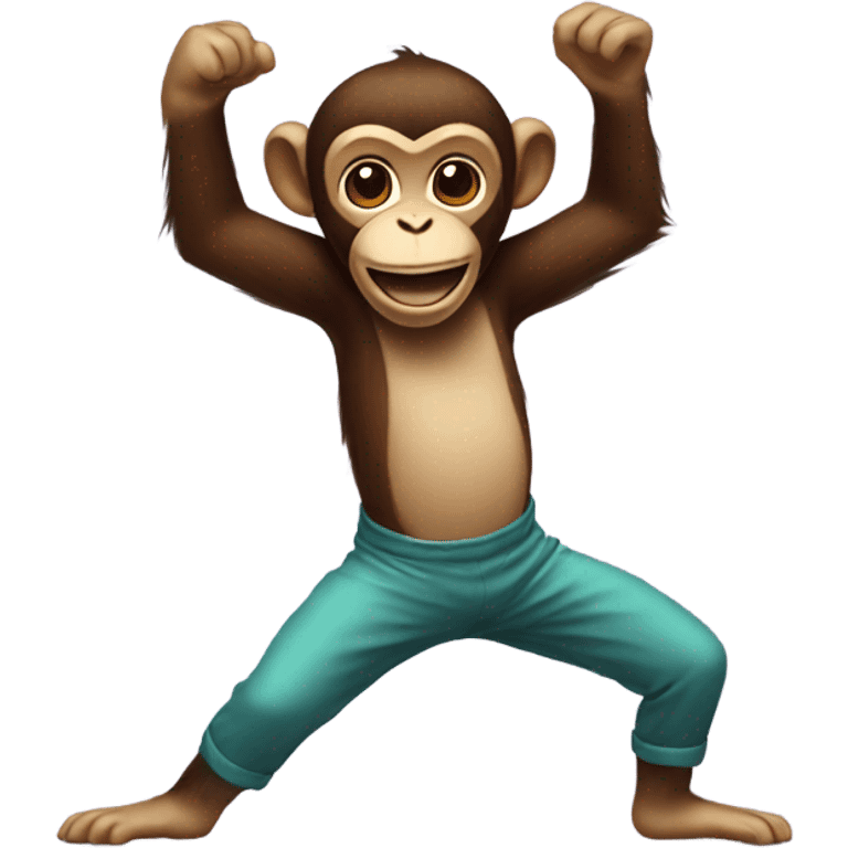 Dancing monkey emoji