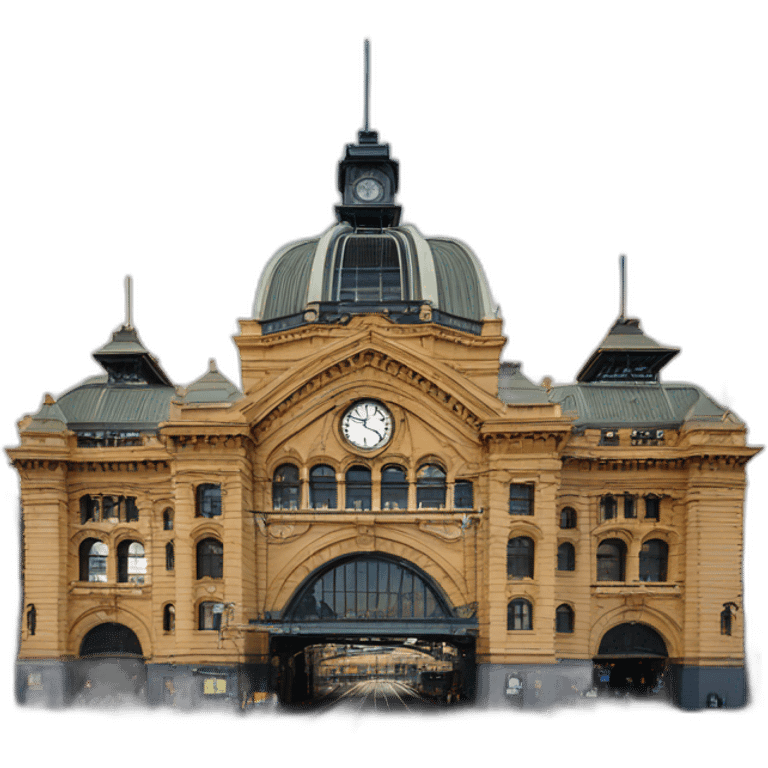 melbourne flinders station emoji