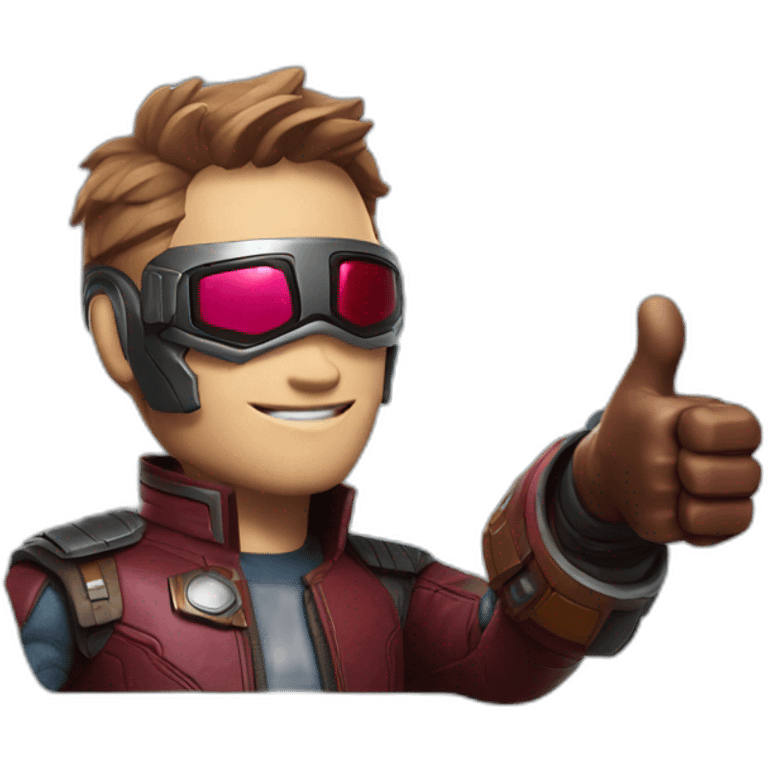 Star Lord thumbs up emoji