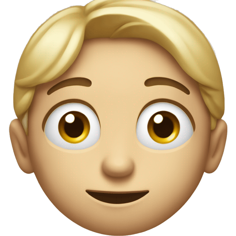 Emoji face with a soft, gentle smile expressing sadness and understanding; soulful eyes slightly lowered to convey empathy and inner depth emoji