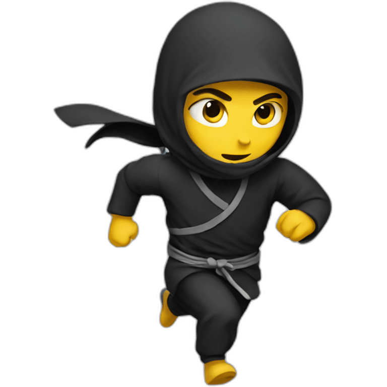 running ninja emoji