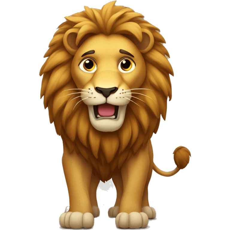 Lion Speaking  emoji