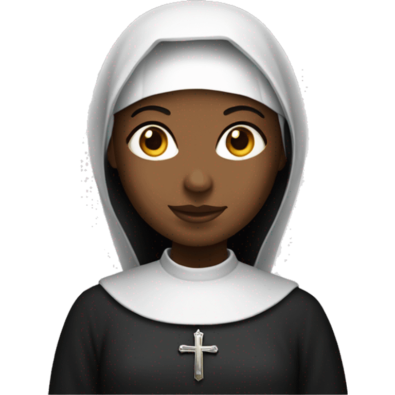 beautiful innocent nun emoji