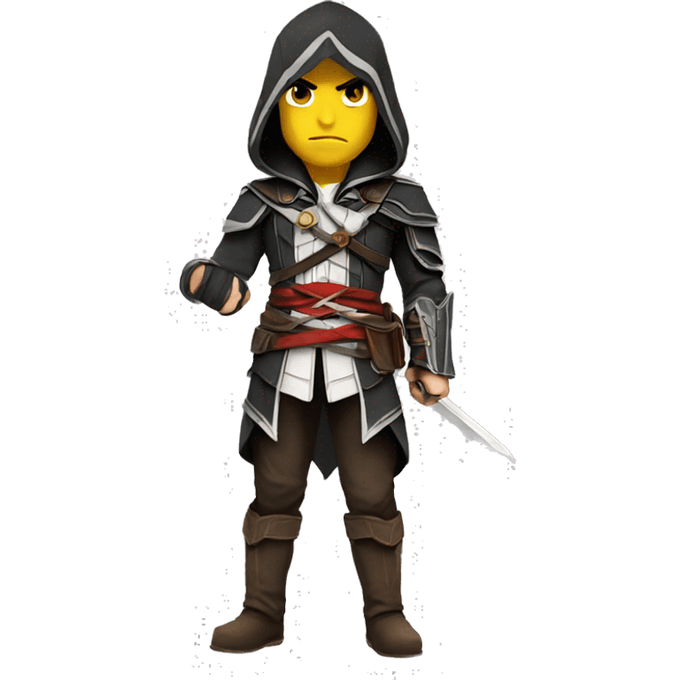 assassin creed no mustache emoji