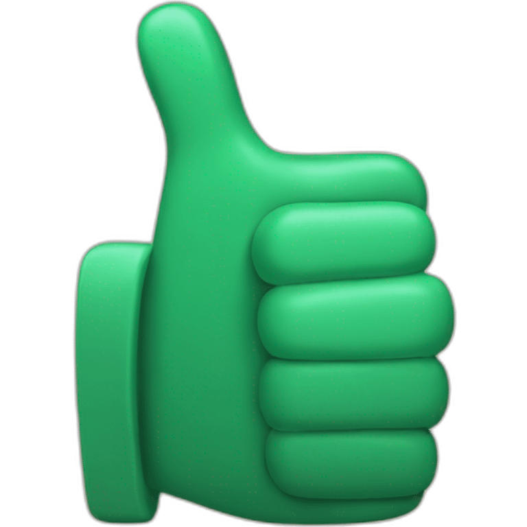 big thumbs up sign emoji