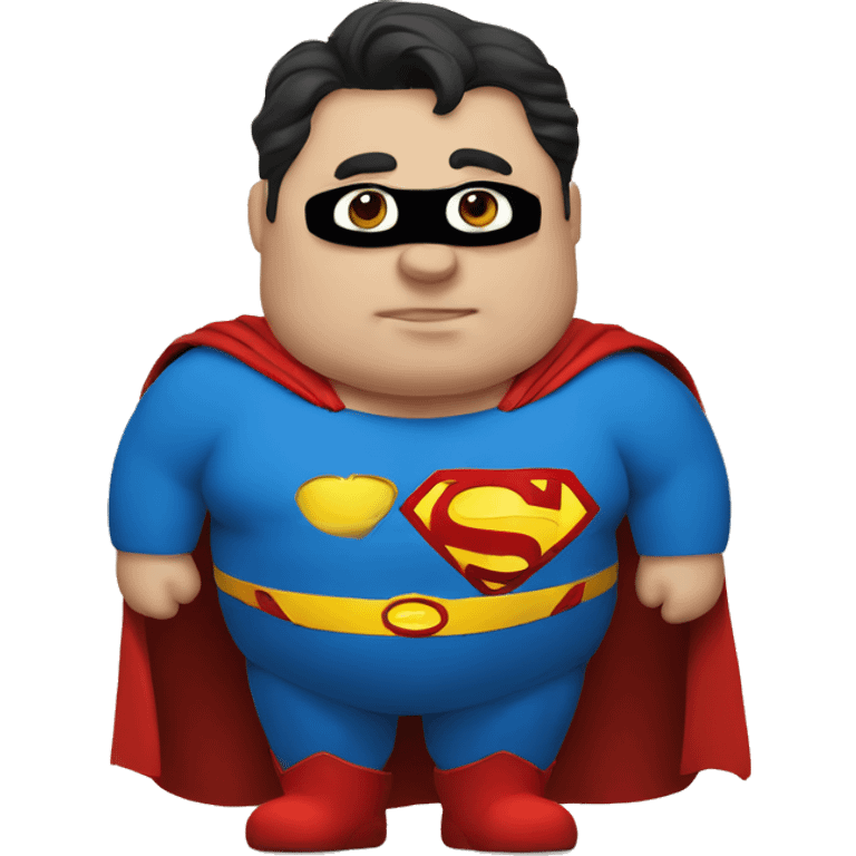 Fat Superman emoji