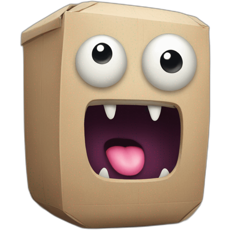 cute storage monster emoji