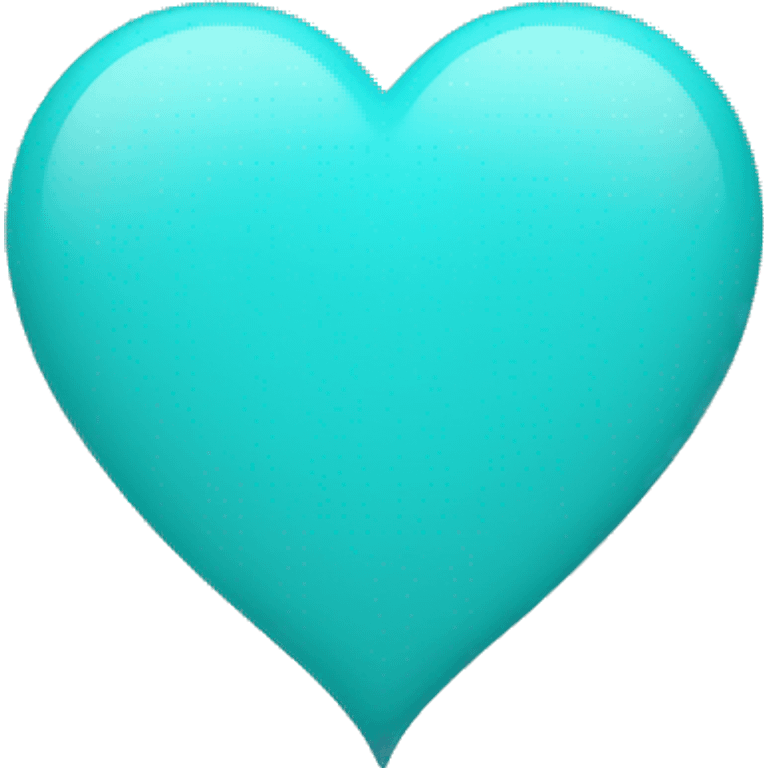 cyan heart emoji