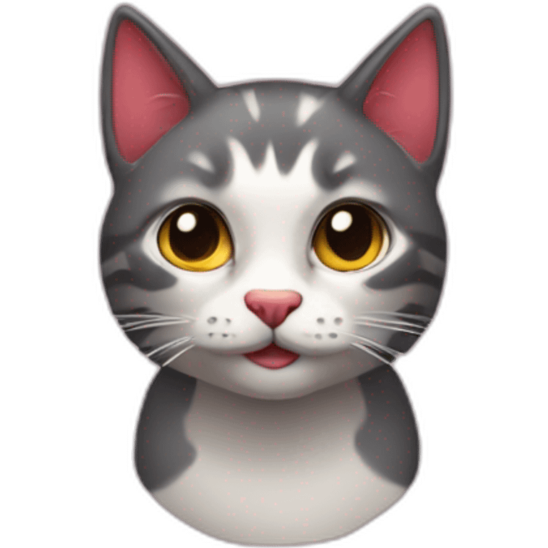 Gato fresa emoji