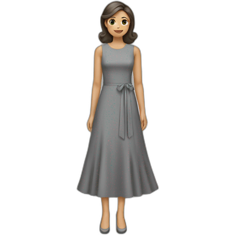 grey dress emoji