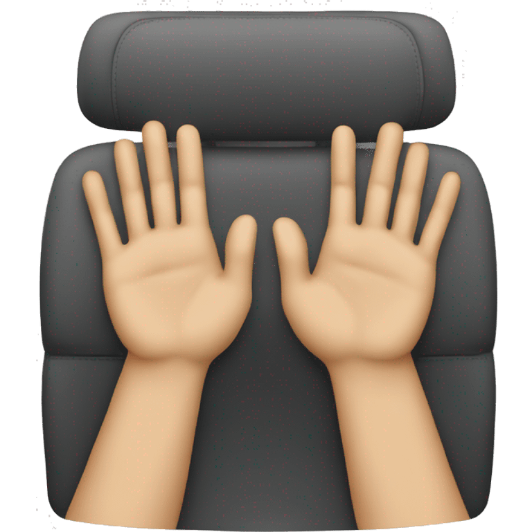 hands from the back seat emoji