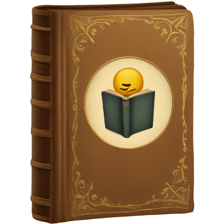 Vintage book emoji