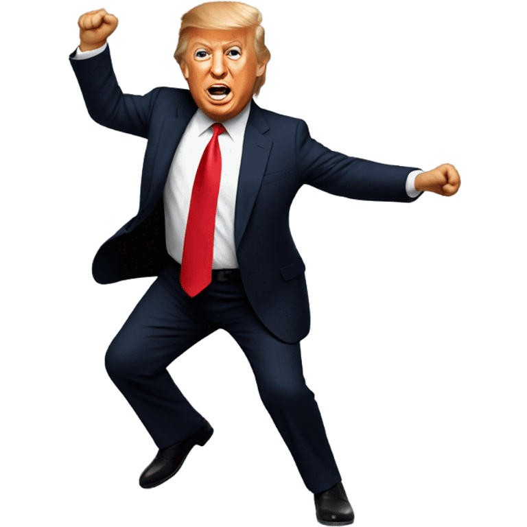 donald trump dancing emoji