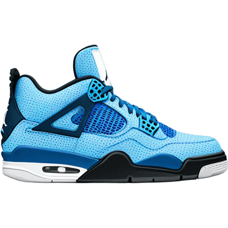 jordan 4’s blue emoji