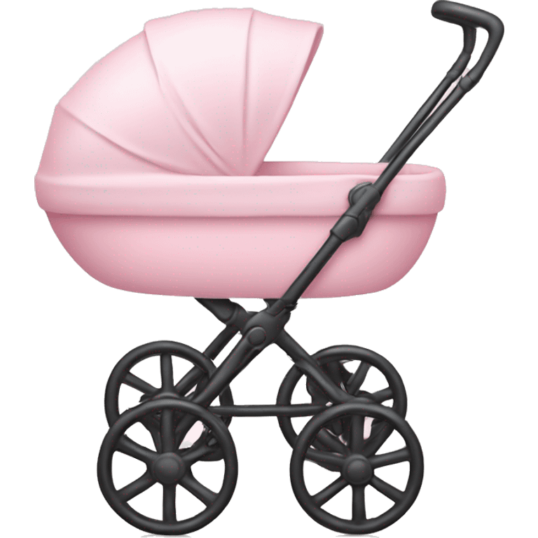 Light pink baby pram emoji