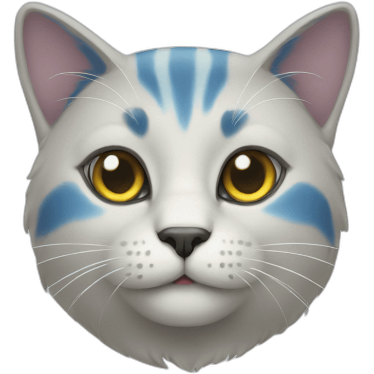 Bleue cat emoji