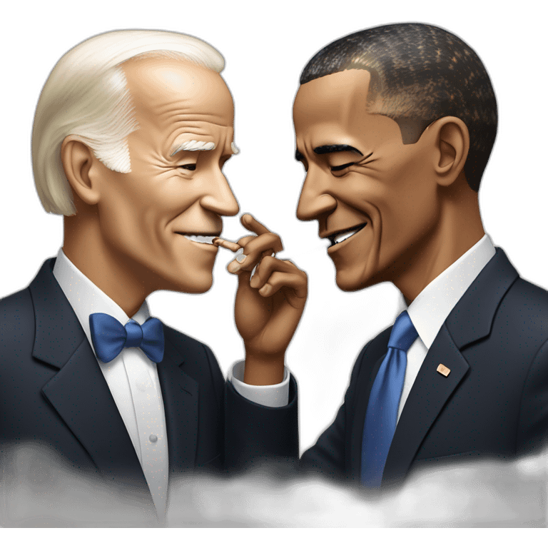 obama and joe biden smoking emoji