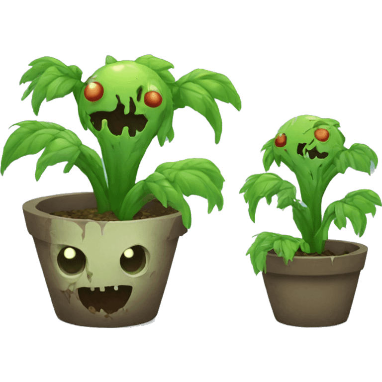 zombie plant emoji