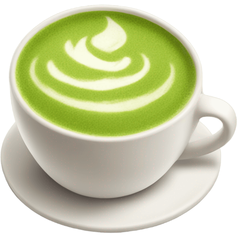 Matcha latte emoji