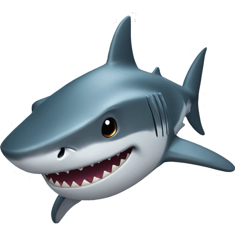 Shark with coook emoji