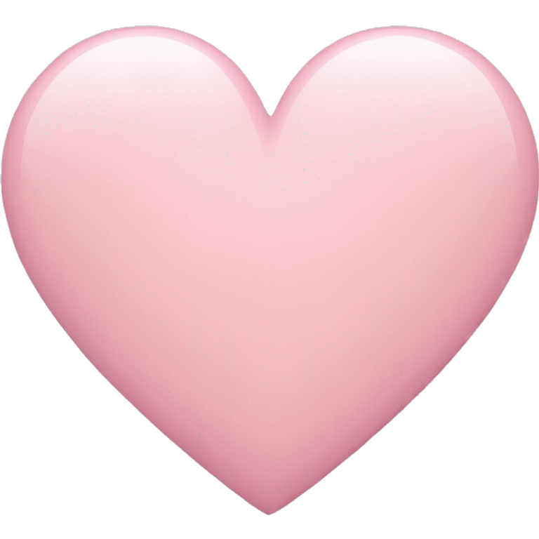 Light pink heart  emoji