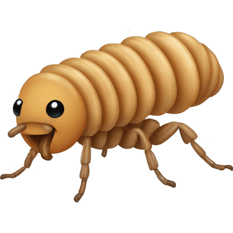 light brown mealworm emoji