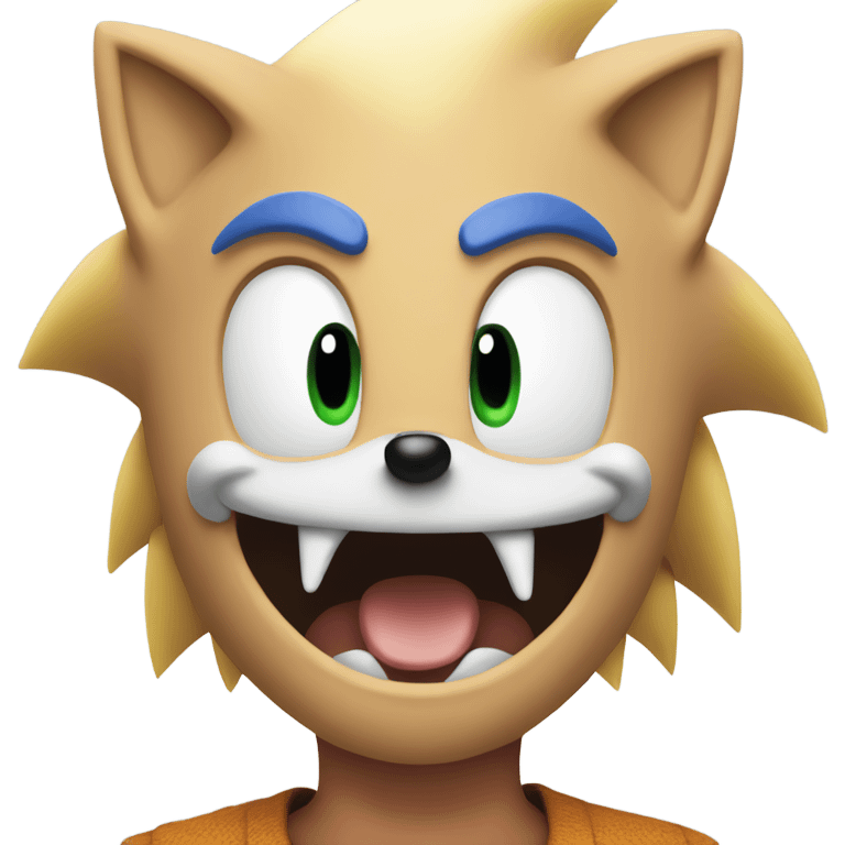 Sonic the hedgehog  emoji