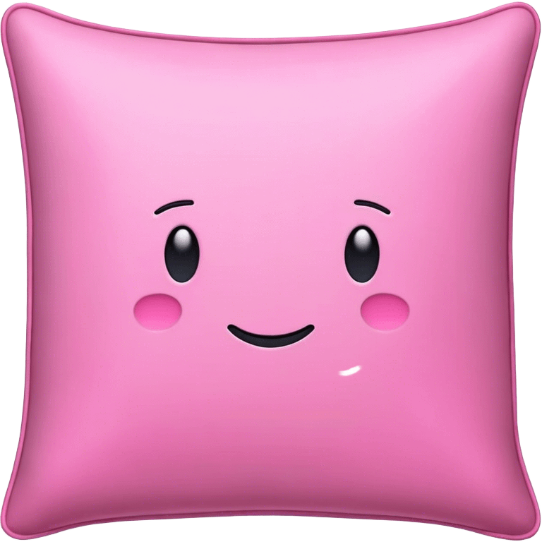 Vos pink pillow  emoji