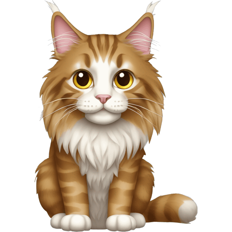 Maine Coon Cat Breed Full Body emoji