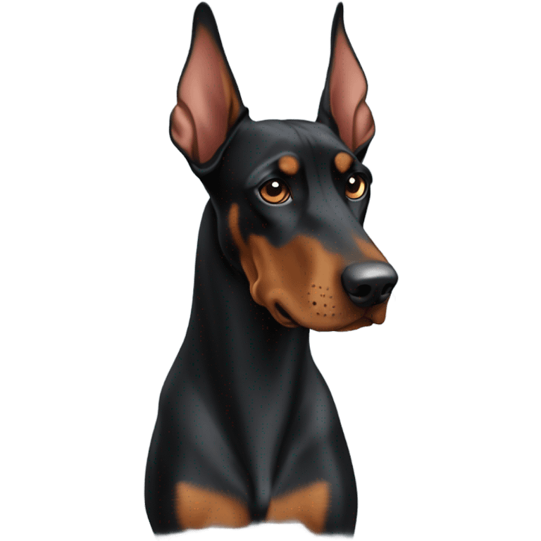 dobermann floppy ears emoji