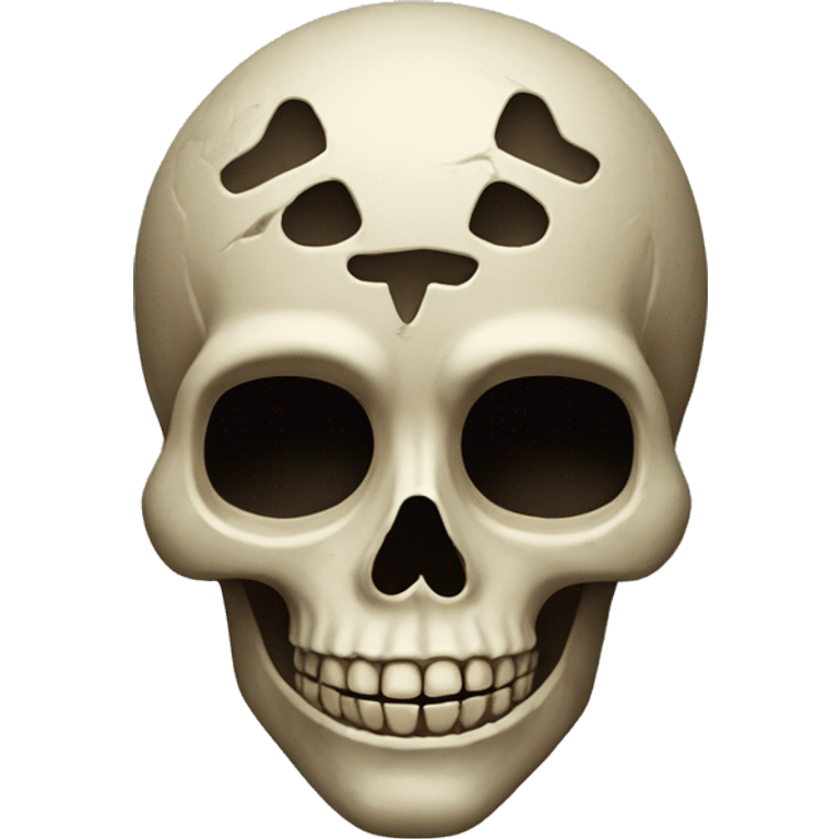 Mexican deathmask skull emoji