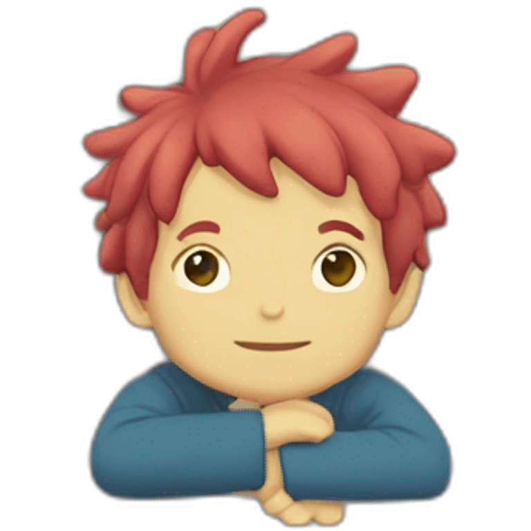 ponyo on the cliff emoji