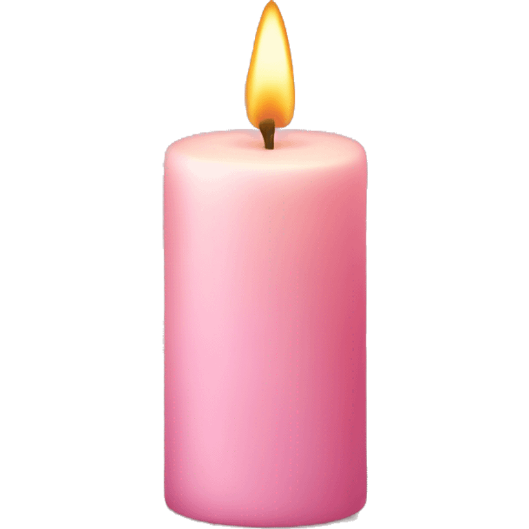 light pink candle emoji