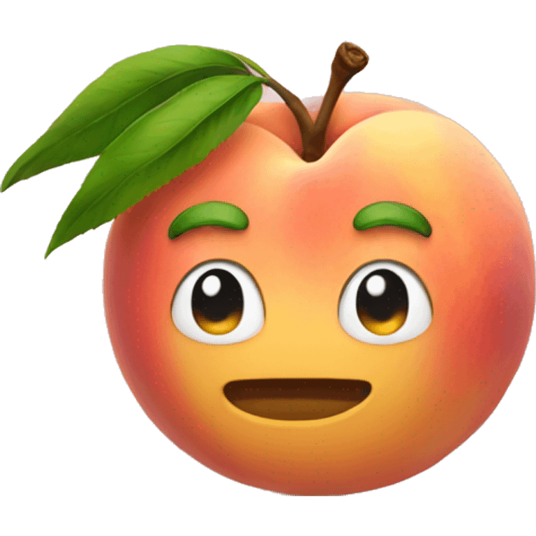 peach with arms  emoji