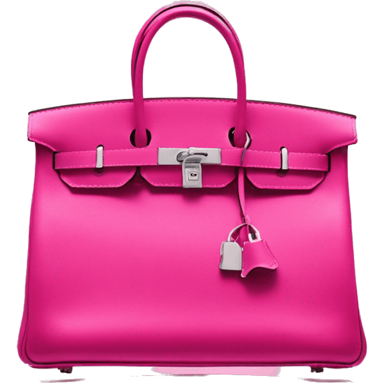 Hot pink birkin bag Hermes’  emoji