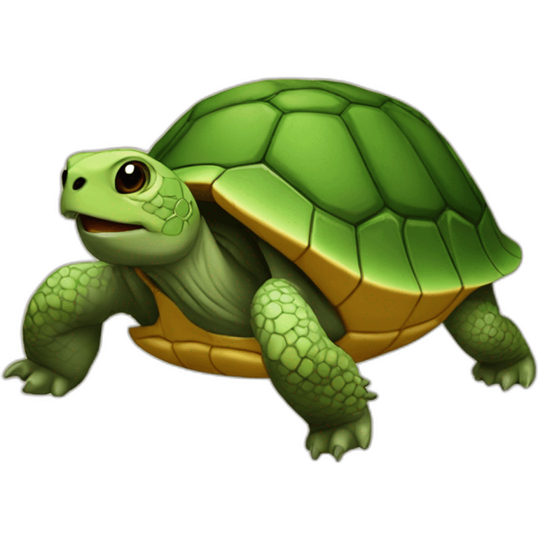 tortue sur chat emoji