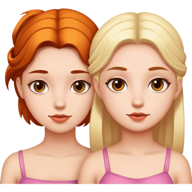 Buxom two girls sfw emoji