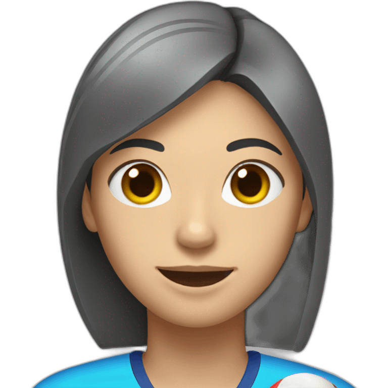  entrenadora de pingpong emoji