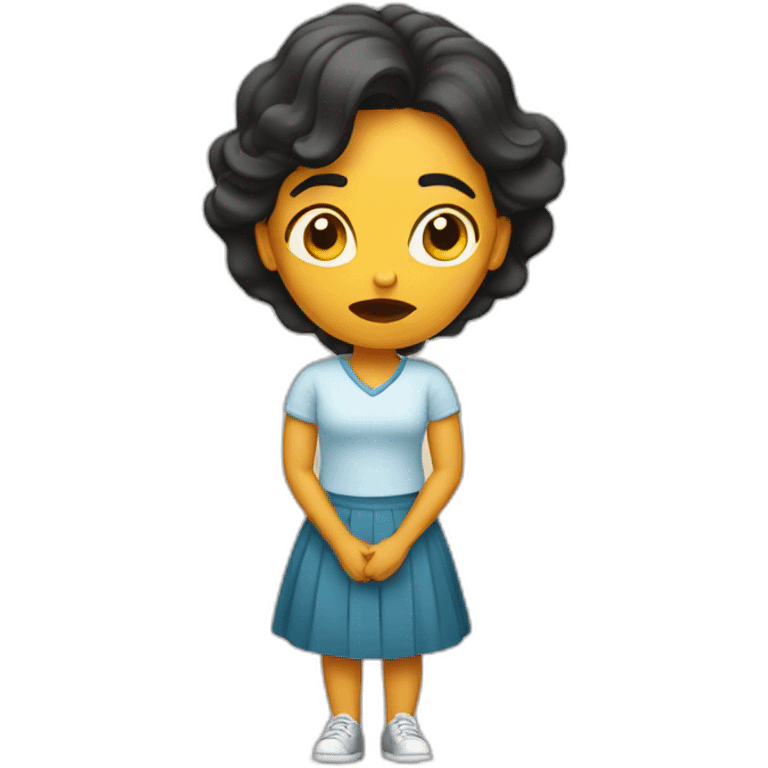 exasperated hispanic woman emoji