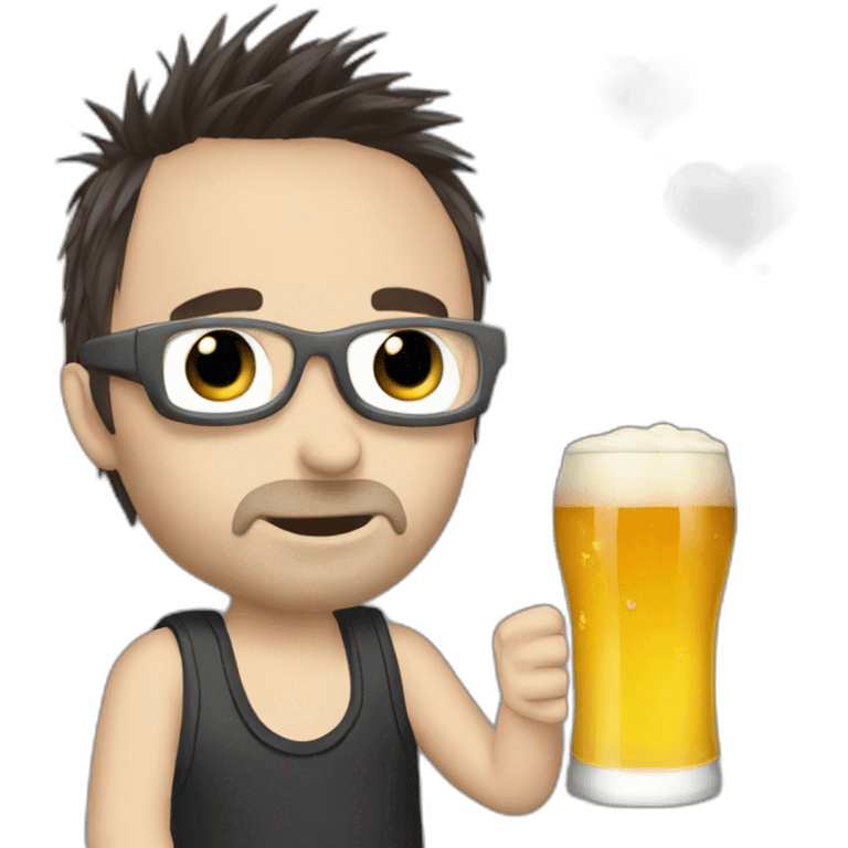 Matthew bellamy drink beer emoji