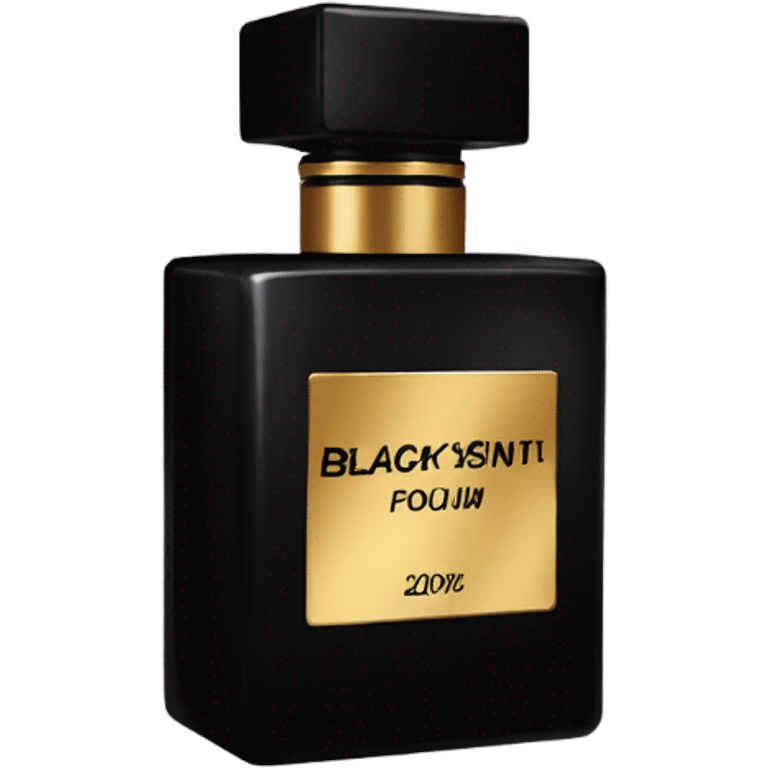 black ysl perfume emoji