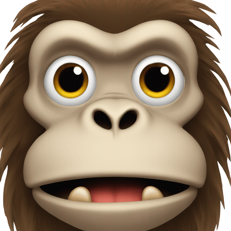 Evil monkey scheming  emoji